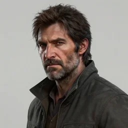 joel fromm last of us, character portrait, concept art, intricate details, highly detailed by greg rutkowski, michael whelan and gustave done