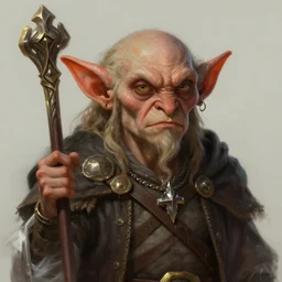 a detailed portrait of a goblin primancer, by greg rutkowski and jesper ejsing, digital art, realistic painting, dnd, character design, trending on artstation