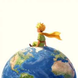 The Little Prince Visits Earth