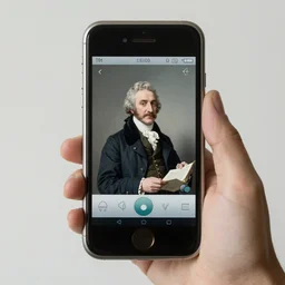 smartphone from 1700s'