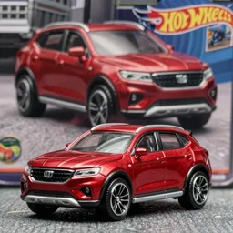 3 5 mm photo of metallic red aztek car like hot wheels model in area 5 1 as background, epic cinematic