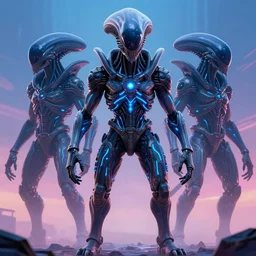 behemoth giant alien, 4 k, cyber punk style, glowing blue veins, very coherent symmetrical artwork, cinematic, hyper realism, high detail, octane render, unreal engine, 8 k, vibrant colors, smooth gradients
