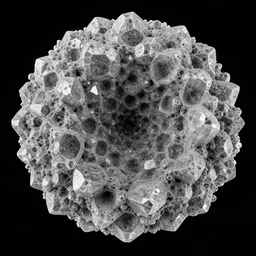voronoi crystals, photo