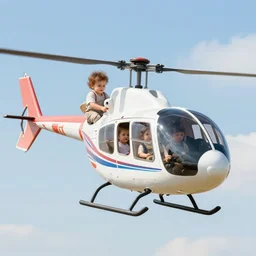 babies piloting a helicopter