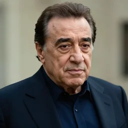 close - up of danny devito as a detective in a movie directed by christopher nolan, movie still frame, promotional image, imax 7 0 mm footage
