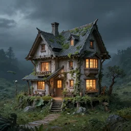 Fantasy house by zhichao cai,