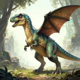half human half dinosaur
