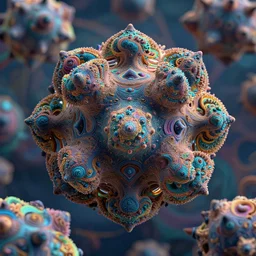 3d fractal background by Escher, psychedelic, mandelbulb 3d, digital art, high details, depth of field, hard lighting, trending on artstation, deviantart, octane render, HD, 8k