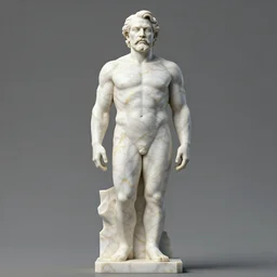 a statue made of white marble with gold veins, of josef stalin, transhumanism, full body shot, perfect symmetrical body, perfect symmetrical face, hyper realistic, hyper detailed, by johannen voss, by peter kemp, by monia merlo, by michelangelo, by ernst haeckel, by alex grey, octane render, blender, 8 k