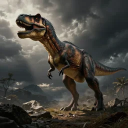 dinosaur jesus, carvagio, dark