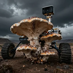 mysterious fungus mars rover camera, unsettling