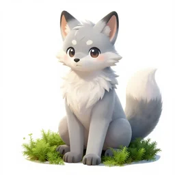 furry fursona made out of clubmoss
