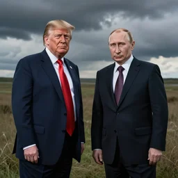 donald trump and vladimir putin by tom of finland