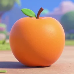 Pixar movie about an orange apple