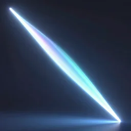 iridescent neon beam