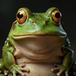 hyperrealistic mixed media image of info wars alex jones looks like a ( ( ( bullfrog ) ) ), stunning 3 d render inspired art by xiang duan and thomas eakes and greg rutkowski, perfect facial symmetry, hyper realistic texture, dim volumetric cinematic lighting, 8 k octane render, post - processing, masterpiece,