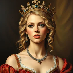 neoclassical oil painting depicting britney spears as a queen, 8 k, very detailed, very intricate,
