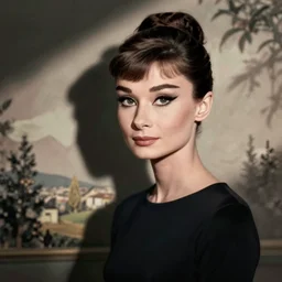audrey hepburn art by michelangelo