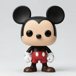 a photography of a funko pop figure of goofy from mickey mouse