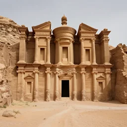 a sand cathedral in the desert, by Jean-Auguste-Dominique Ingres and Albert Bierstadt and John Singer Sargent, gothic architecture, artstation, aesthetic, high definition