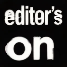 a black background with the words editor's on it, an album cover by zack snyder, trending on behance, letterism, criterion collection, redshift, cinematic