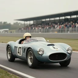 (((((1950s racing Ferrari . muted colors.))))) by Jean-Baptiste Monge !!!!!!!!!!!!!!!!!!!!!!!!!!!