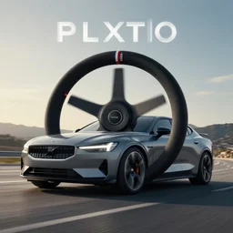 polestar blade runner spinner advertisement, cinematic