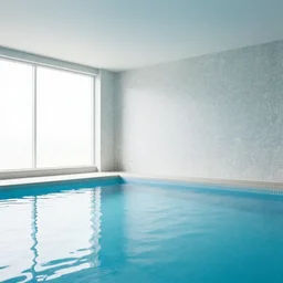 photo of tiled walls indoor infinite pool room no window, bright, 8 k photorealistic, hd, high details, trending on artstation