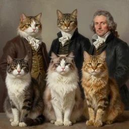 a beautiful digital illustration painting of a detailed fantasy cats, steven belledin, martin johnson heade, lee madgwick, caspar david friedrich, and david rios ferreira. 8 k resolution trending on artstation concept art digital illustration