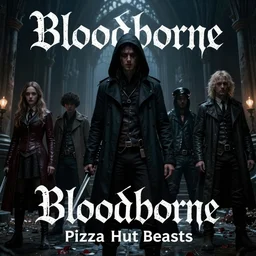 A still image from the new Netflix live action adaptation 'Bloodborne: Pizza Hut Beasts'