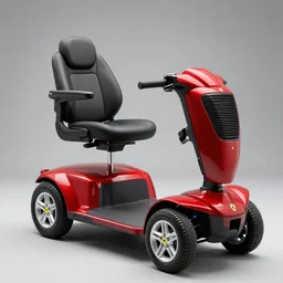 a mobility scooter designed by ferrari