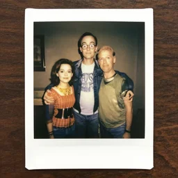 polaroid of the addams family