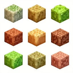 all minecraft foods in 3 d!, in total there are 4 2 models