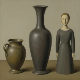common objects, painting by rene magritte, high detail, high resolution
