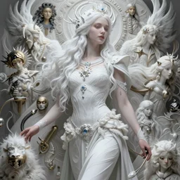 beautiful sexy ethereal white woman fantasy character portrait, ultra realistic, wide angle, intricate details, fantasy artifacts, highly detailed by peter mohrbacher, hajime sorayama, wayne barlowe, boris vallejo, aaron horkey, gaston bussiere, craig mullins