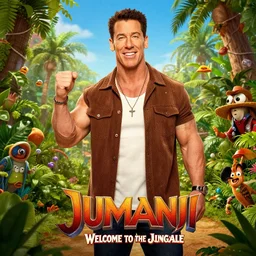 John Cena in Jumanji welcome to the jungle
