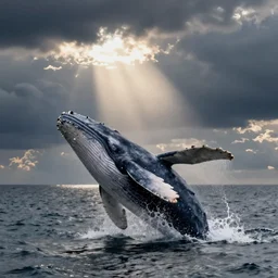whale skiing