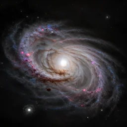 a remarkable hubble space telescope photo of an intricate galaxy, highly detailed, 4 k,