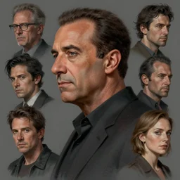a study of cell shaded portrait of jerry seinfeld side view concept art, llustration, post grunge, concept art by josan gonzales and wlop, by james jean, Victo ngai, David Rubín, Mike Mignola, Laurie Greasley, highly detailed, sharp focus, alien, Trending on Artstation, HQ, deviantart, art by artgem