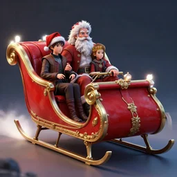 extremely detailed concept art of a star wars santa sleigh by makoto shinkai and lois van baarle, ilya kuvshinov, rossdraws, global illumination, octane render, digital art, trending on artstation, sharp focus, 4 k