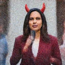 Alexandria Ocasio-Cortez as the devil owning the libs