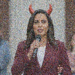 Alexandria Ocasio-Cortez as the devil owning the libs
