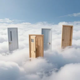 doors in the clouds, 4 k