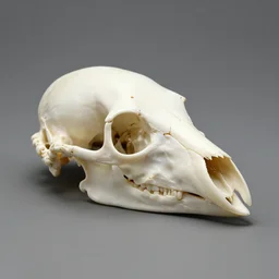 victorian style avian skull of a bird