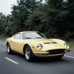 1969 Lamborghini LP400, movie still, speed, cinematic Eastman 5384 film