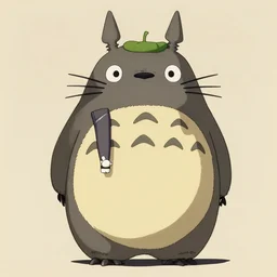 Totoro wearing a suit, studio ghibli style , 8k , intricate details, Anime
