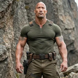 the rock dwayn johnson Soldier , Historical photo