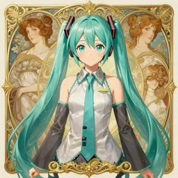 portrait of disney hatsune miku!!!!!!!!, intricate, elegant, highly detailed, digital painting, artstation, concept art, smooth, sharp focus, illustration, art by artgerm and greg rutkowski and alphonse mucha and uang guangjian and gil elvgren and sachin teng and wlop, symmetry!!