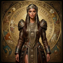 girl adriana lima, mongolian shaman clothing, ritual, fame of thrones, fibonacci, sweat drops, intricate fashion clothing, insane, intricate, highly detailed, surrealistic, digital painting, artstation, concept art, smooth, sharp focus, illustration, unreal engine 5, 8 k, art by artgerm and greg rutkowski and alphonse mucha