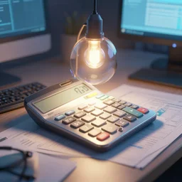 accounting and financial analysis on the desk, volumetric light specular light lumen reflections clear focus detailed unreal engine digital art trending on artstation deviantart octane render